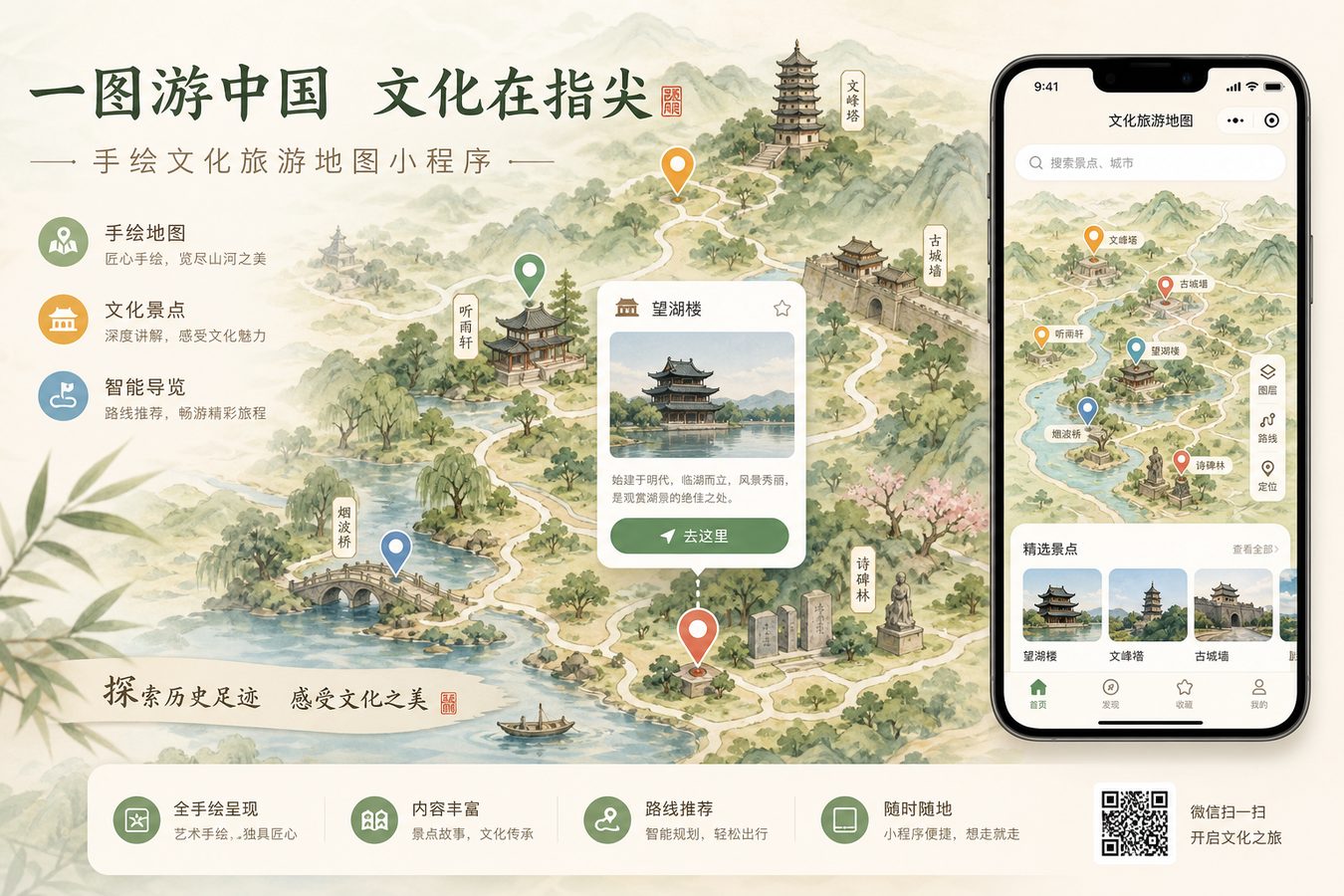 文旅手绘地图